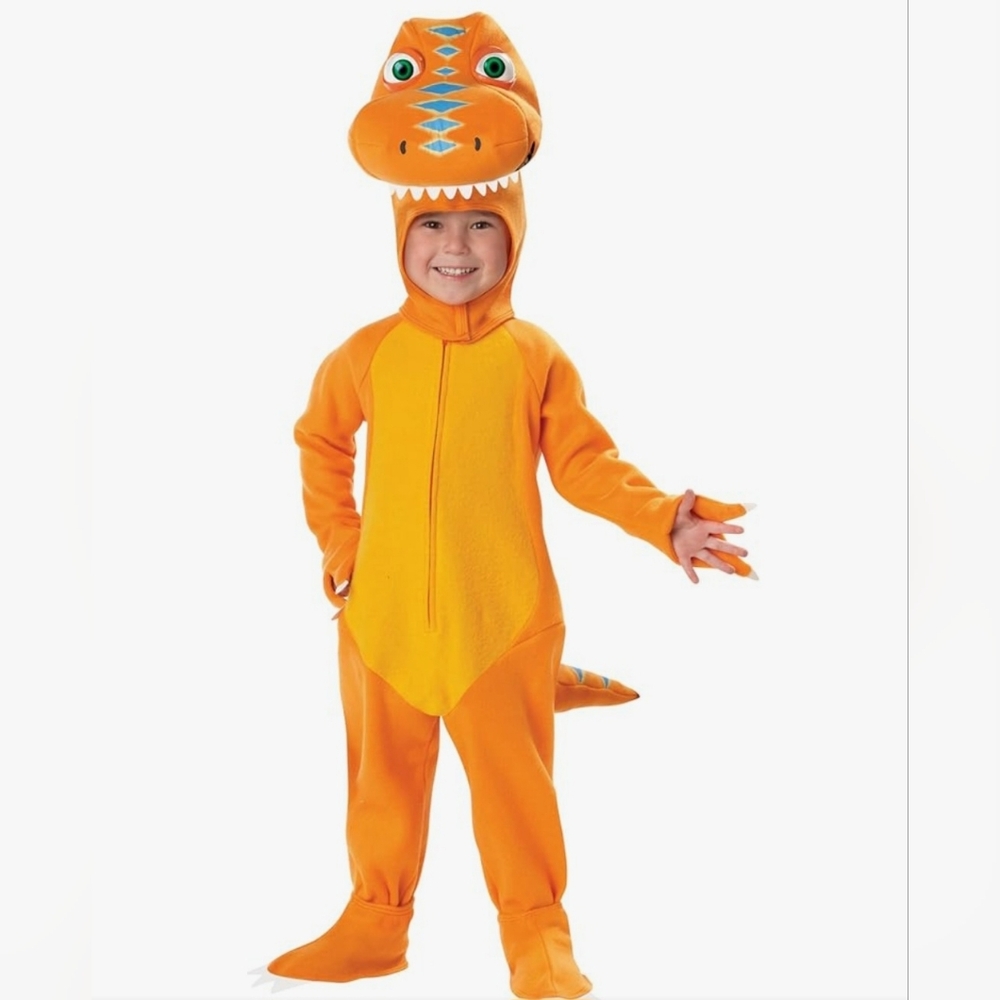 4pc Orange T-Rex‎ Buddy Toddler Medium (3-4T)  Dinosaur Train Jim Henson PBS